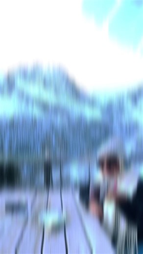 Mengopi di puncak Alp Grum..#BerninaExpress#Swissinwinter #fyp