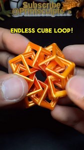 176K views · 15K reactions | 3D-Printed Thick Cube Loop Fidget. File: Makerworld ️Printer: @bambulab_official P1S AMS Filament: @3dhojor_official Silk PLA #asmr #3dprint #3dprinting #3dprinted #bambuseful #videooftheday #thick #cube #loop #fidget | Printsculptors | Facebook