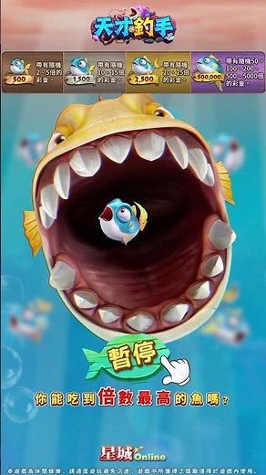 挑戰看你能吃到哪隻魚？《天才釣手》大魚吃小魚奪彩金！ | 星城