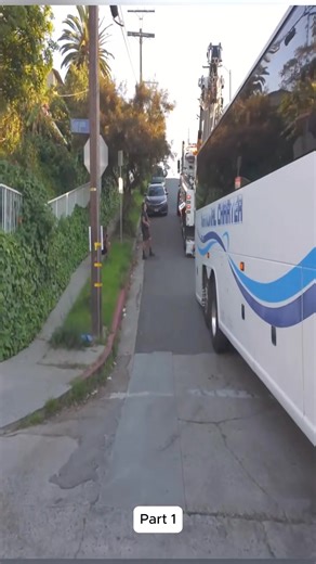 Another GPS Fail! Charter Bus Gets Stuck on City Streets #fentysuperbrandday #viral #wrecker #rotator #recovery #towing. | Fentysuperbrandday