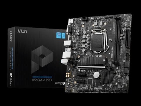 MSI B560M-A PRO Motherboard Unboxing and Overview