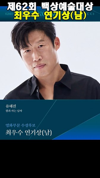 제62회 백상예술대상 최우수 연기상 남자 후보 #왕과사는남자 #유해진 #구교환 #박정민 #이병헌 #홍경