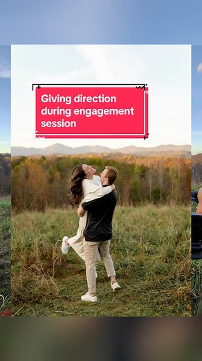 Be a fly on the wall for this stunning mountain side engagement session and see how I give direction to my couples and pose them during the session. The goal is to make them feel comfortable and trust you! #engagement #engagementsession #posingtips #weddingphotographer #engagementphotoshoot #bts #results #photographer #photoshoot #raybanmeta