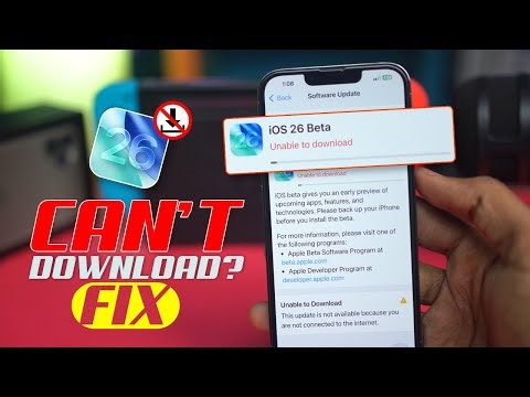 How to Fix iOS 26 Unable to Download Error | iPhone Software Update Problem Solved