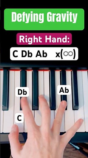 Defying Gravity AMAZING Piano Tutorial 😱🤯 - 🧙‍♀️🧹 Wicked #wicked #defyinggravity