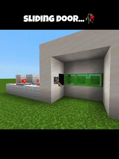 MINECRAFT SLIDING DOOR