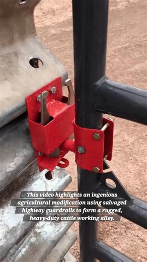Ultimate Heavy-Duty Cattle Gate Latch System! (DIY Guardrail Alley)