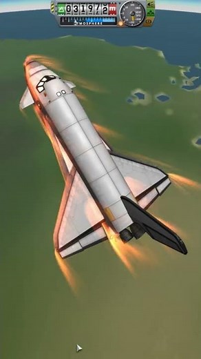 Shuttle Landing on the Runway | Kerbal Space Program Short