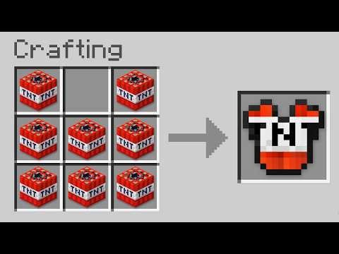 Minecraft, But Crafts Use TNT...