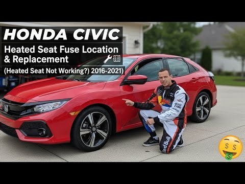 HONDA CIVIC Heated Seat Fuse Location & Replacement (Heated Seat Not Working? 2016-2021)