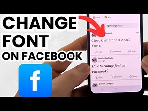 How to Change Font on Facebook Post Text - iPhone, Android, Samsung