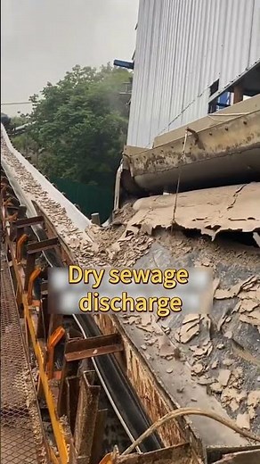 Using a filter press for sludge dewatering #wastewatertreatment #waterconservation