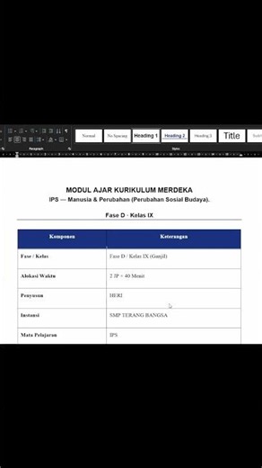 Modul Ajar Kurikulum Merdeka