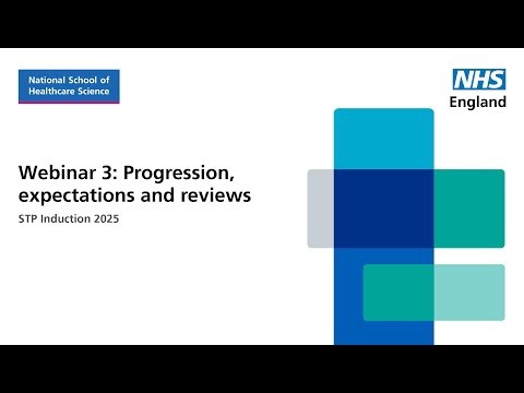 Progression, expectations and reviews (STP Induction 2025)