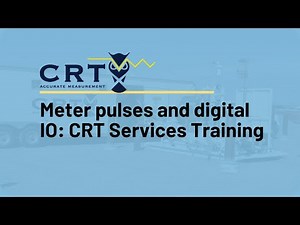 Meter pulses and digital IO: CRT Services Training