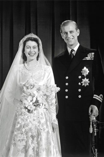 Almost 80 years later, Queen Elizabeth II’s wedding dress is still stunning