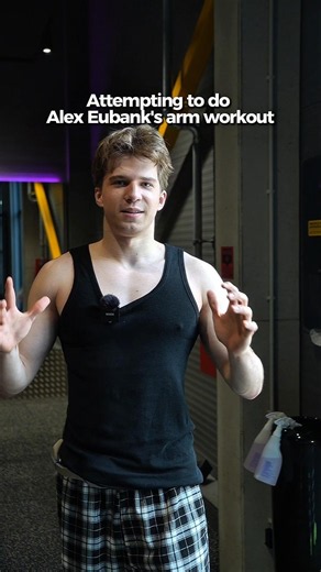 Attempting Alex Eubanks' arm workout.