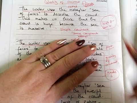 AQA English Language Paper 2 Q3 (Nov 2019) Moving from grade 4 to 9