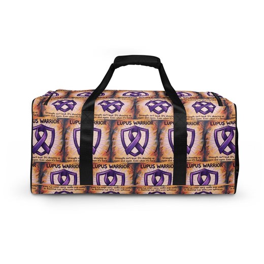 Lupus Awareness Duffle Bag | Gym & Weekend With Multiple Pockets and Adjustable Shoulder Strap - Etsy