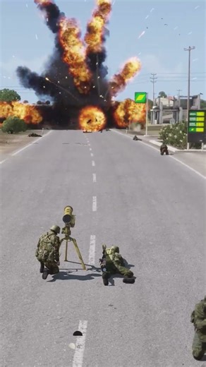Big Tank Explosion #arma3