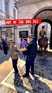 Get Out of the Box! 🚫📦"** 📍 Location: Horse Guards, London 📅 Filmed Date: 26 June 2025 ⏰ Time: 2:30 PM 🌡️ Temperature: 24°C 🤒 #GetOutOfTheBox #HorseGuards #LondonLife #TravelVlog #Reels #ViralReels #RespectPersonalSpace #ExploreLondon | The Royals King's Guard's England