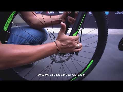 Montaje y desmontaje de rueda - Bicicleta de Montaña cierre rápido o aguja