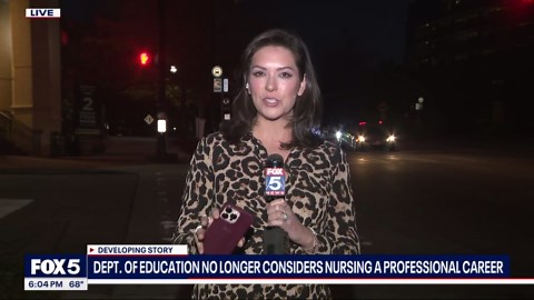 Nursing could be changed from 'professional degree'