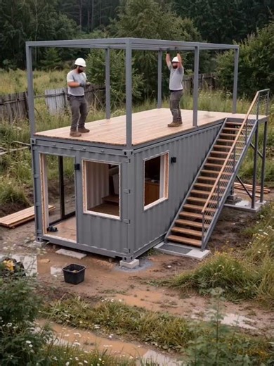 From Rusty Container to Dream Tiny Home 😳
