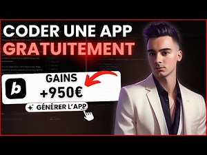 CRÉER Une APPLICATION GRATUITEMENT En 5 MINUTES avec L’IA