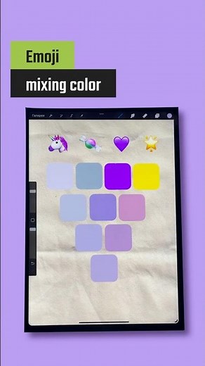 Mixing Emoji Colors! 🎨✨ Digital Art Fun