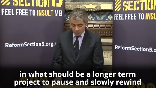 73K views · 1.6K reactions | Rowan Atkinson's 2012 address on the importance of free speech. Relevant then, even more so now... | Bin The Labour Party 2 | Facebook