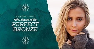 9.9K views | ❄️FREE SPRAY TAN ALERT❄️ Upcoming forecast: beautiful glow with 100% chance of the perfect bronze.  You’ll get the perfect glow EVERY time with a VersaSpa or Mystic Spray Tan. Visit any of our 43 Desert Sun locations this January & get your Spray Tan for FREE! Click on the link in the comments to learn more!  | Desert Sun Tanning Salons | Facebook