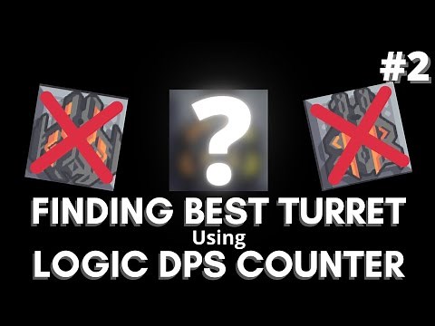 Mindustry | TESTING ground turrets vs reign USING LOGIC to find the HIGHEST DPS | Experiment #2