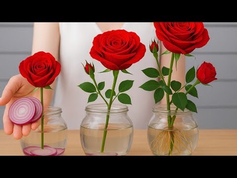 Stick Rose Cuttings in This Water — They Will Root Faster Than Ever