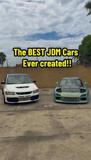 These are two of the most legendary JDM cars! The Mitsubishi Lancer Evo 9 & the Mazda Rx7FD! 🔥 both are cool in their own way & both have “small” engines that are capable of crazy horsepower 😈😤#carreviewstiktokcontest #jdm #mazda #Mitsubishi #rx7