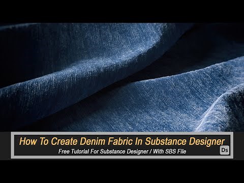 How To Create Denim Fabric In Substance designer Step By Step