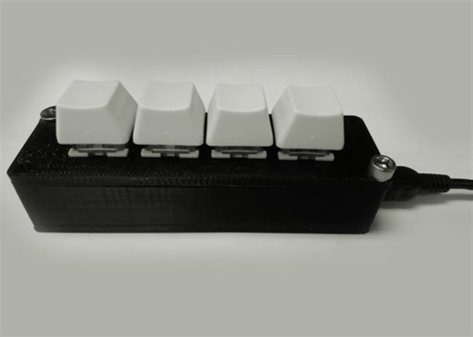 Mini programmable shortcut keyboard