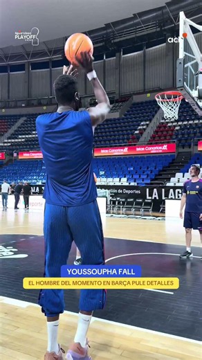 Fall, el hombre del momento del Barça, pule detalles antes de la batalla 💪#PlayoffLigaEndesa