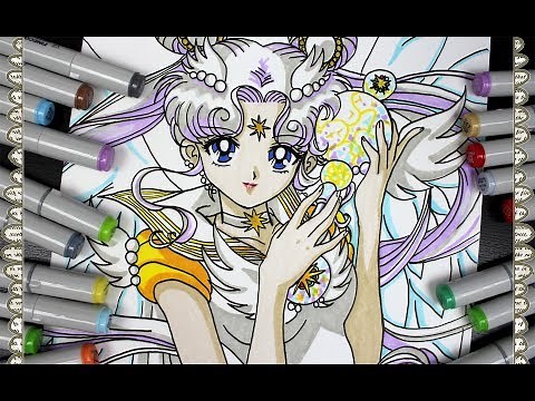 Cómo Dibujar a Sailor Cosmos How To Draw Sailor Cosmos Speed Drawing Sailor Moon Stars