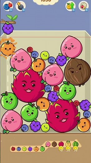 three unexpected fruit merges🥰‪@gaming‬