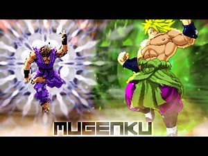God Akuma challenges Broly! Dragon Ball Super vs Street Fighter Mugen Multiverse