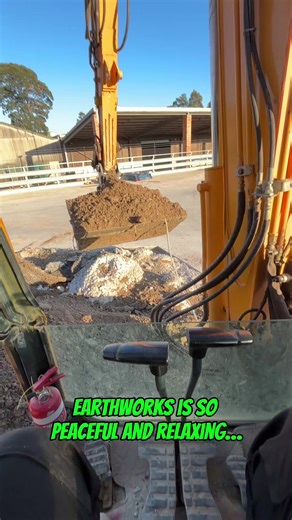 Not every rock wants to move politely. And that’s when the fun begins! #earthworks #excavator #excavatorlife #fyp #fypシ #fy #rockbreaker #construction #machine #heavyequipment #satisfying #dirt