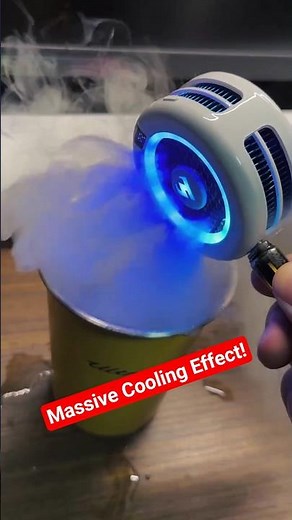 Future Tech Fan? Watch This Cool Mist Device in Action! 😍