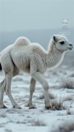 Baby Camel Walks Through the Wild to Rescue Its Mother!