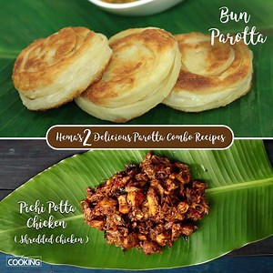 703K views · 5.4K reactions | Hema's 2 Delicious Parotta Combo | Bun...