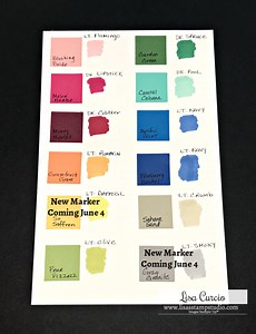 Free Color Chart to Match Stampin' Blends to Cardstock