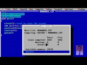 How To Use One Dimensional Array In Turbo C++ Without Loops