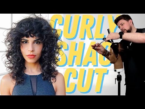 CURLY SHAG haircut trend 2023