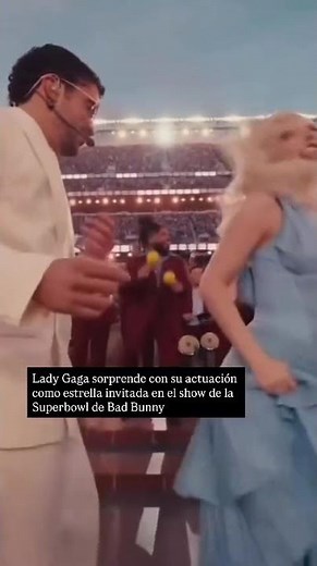Bad Bunny's performance with Lady Gaga at the Super Bowl halftime show
