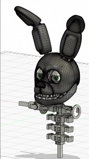 Just something i randomly decided to do #animatronics #fnaf #springtrap #animatronictakover